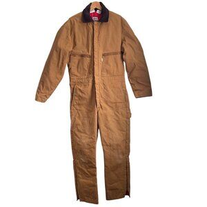 Liberty Mens Vintage Insulated Coveralls Size Medium Canvas Workwear Hunting USA